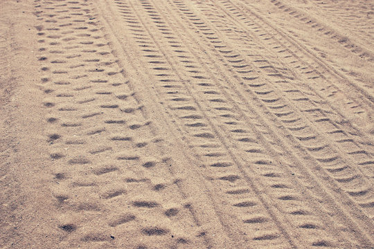 Tire Tracks Prints