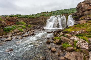 Small waterfall in Iceland