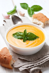 Vegetable soup puree