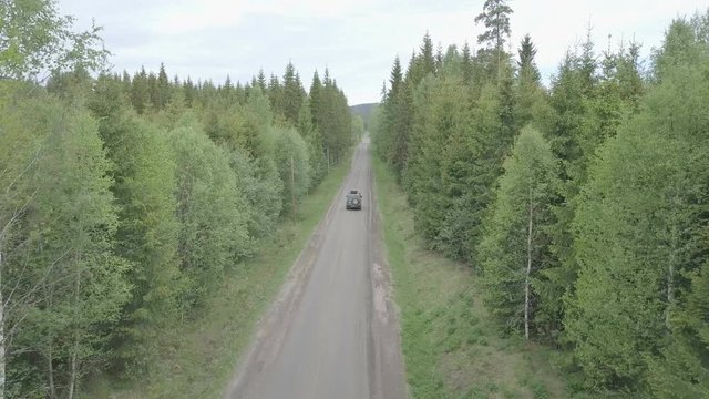 driving through sweden
