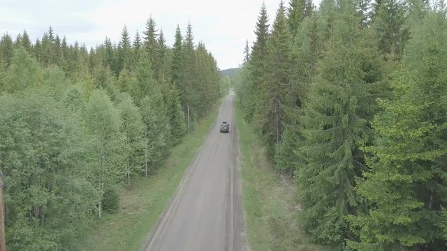 driving through sweden