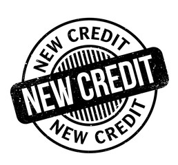 New Credit rubber stamp. Grunge design with dust scratches. Effects can be easily removed for a clean, crisp look. Color is easily changed.