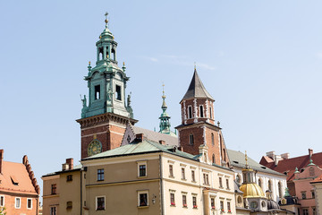 Obraz premium Cathedral on Castle Wawel in Krakow (Poland)