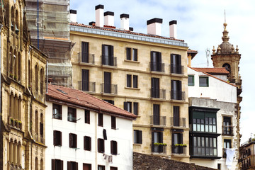 Fototapeta na wymiar San Sebastián y su arquitectura