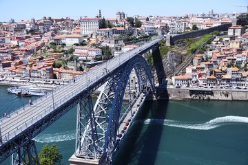 Fototapeta premium Dom Luis Bridge (Ponte Luis I), Porto, Portugal