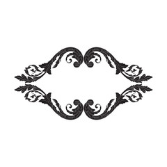 Ornament vintage baroque vector