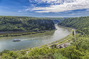 Fototapeta na wymiar View of the Rhine Valley