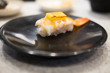 Ebi sushi with shrimp