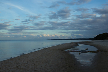 evening on the beach at Stenshuvud National Park