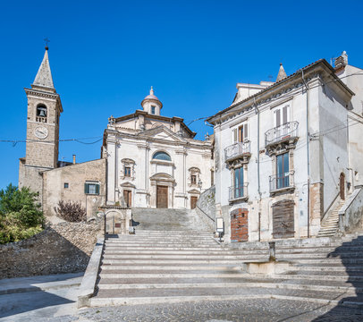 Scenic sight in Popoli, province of Pescara, Abruzzo, central Italy.