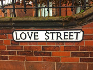 Love Street - Street Sign in Chester