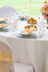 wedding table set