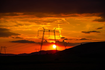 Obraz premium Amazing sunset