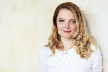 beautiful blond woman