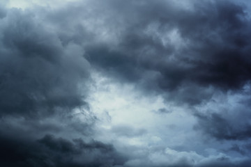Background of storm clouds