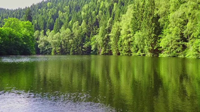 Low Speed Flight over the Lake
