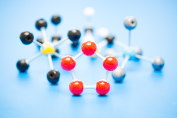 model of chemical molecules