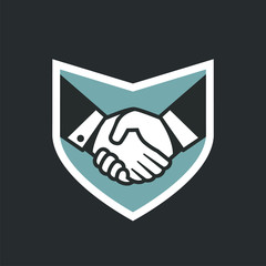 Handshake logo for business