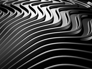 Abstract dark silver stripe industrial background