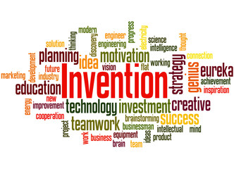 Invention, word cloud concept 3