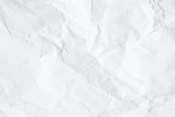 Crumpled blank recycle paper texture, background