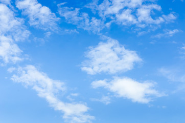 Sky and Cloud on clear day.
