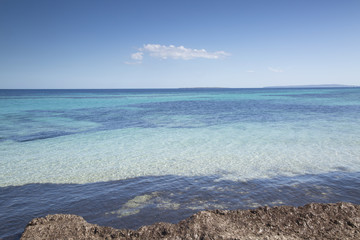 Formentera Island from Ibiza;