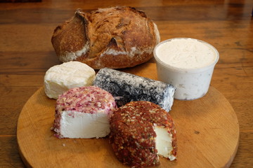 Plateau de fromage de chêvre