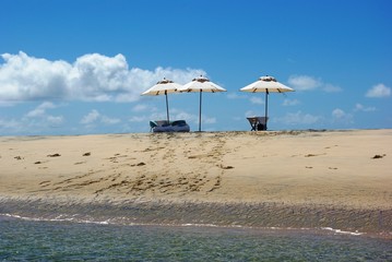 Views of the Mozambique coastline