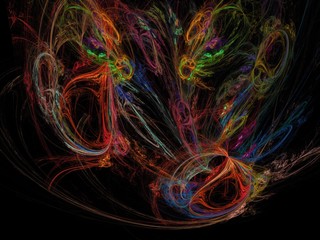     Abstrakter Hintergrund - Bunte Fantasie 