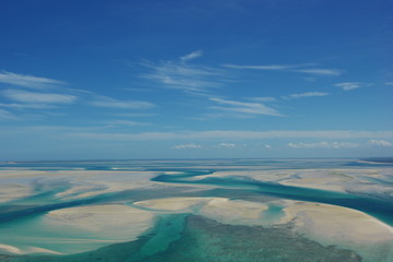 Views of Mozambique and ocean near Benguerra Island