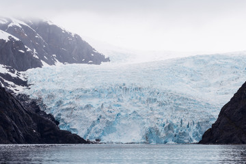 Holgate Glacier in South Alaska