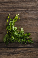 italian parsley on board