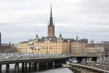 Local Train on Central Bridge; Stockholm