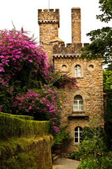 Fototapeta na wymiar A telephoto shot of the Quinta da Regaleira, Sintra, Portugal