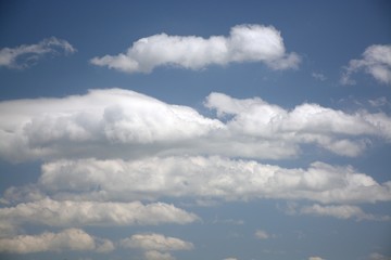 Fototapeta na wymiar Layers of clouds