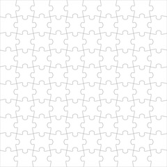 White pieces of puzzle