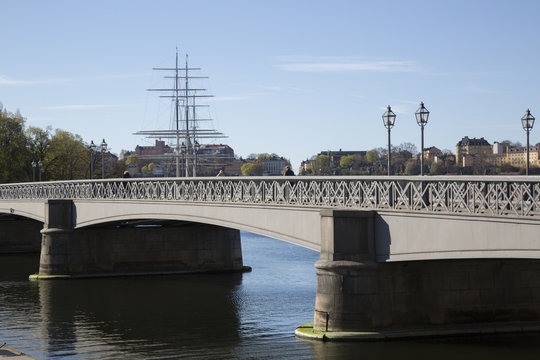 Skeppsholm Bridge in Stockholm