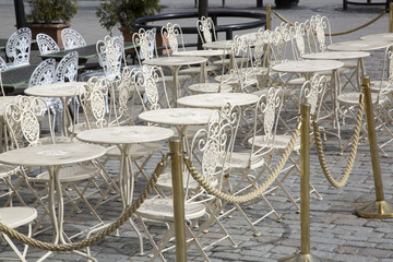 Cafe Table and Chairs, King’s Garden, Stockholm