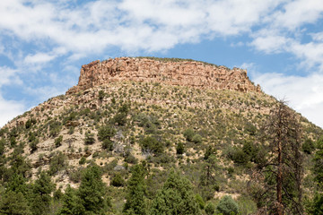 One of the Twin Buttes in Durango, Colorado