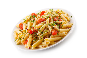 Pasta with cheese and vegetables