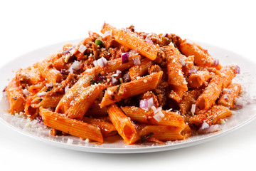 Pasta with tomato sauce