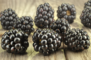 A beautiful selection of blackberries