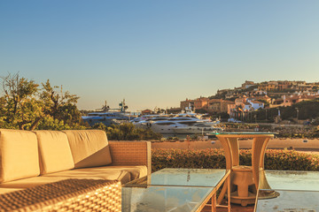 cafe with a sea view