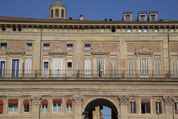 Fototapeta na wymiar Piazza Maggiore - Main Square, Bologna