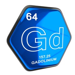 Gadolinium Element blue