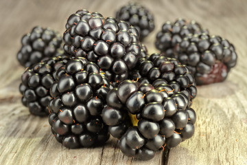 A beautiful selection of blackberries