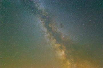 night starry sky with milky way