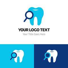 Dentist logo template. Logo branding for your new corporate company. File can be use vector eps and image jpg formats