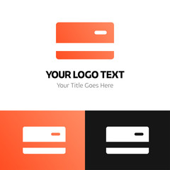 Credit card logo template. Logo branding for your new corporate company. File can be use vector eps and image jpg formats